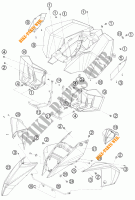 PLASTIK für KTM 450 SX ATV 2009