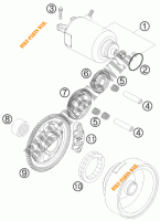 ANLASSER für KTM 250 XCF-W SIX DAYS 2011