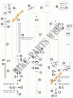GABEL (TEILE) für KTM 450 XC-W CHAMPION EDITION 2010