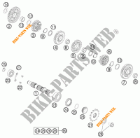 GETRIEBE VORGELEGEWELLE für KTM 450 XC-W 2015
