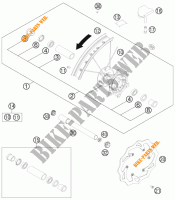 VORDERRADFELGE für KTM 450 XC-W 2015