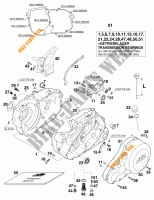 MOTORGEHÄUSE für KTM 640 LC-E 2000