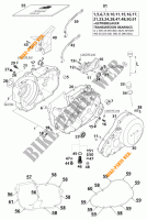 MOTORGEHÄUSE für KTM 640 LC4-E 2001