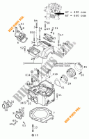 ZYLINDERKOPF für KTM 640 LC4-E 2001