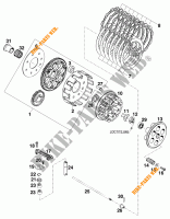KUPPLUNG für KTM 620 SXC WP 1997