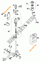BREMSPUMPE HINTEN für KTM 620 SUPER-COMP WP/ 19KW 1995