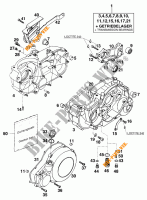 MOTORGEHÄUSE für KTM 620 SUPER-COMP WP/ 19KW 1995