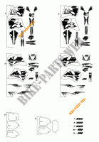AUFKLEBER für KTM 620 SUPER-COMP WP/ 19KW 1994
