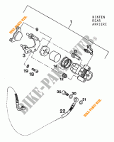 BREMSZANGE HINTEN für KTM 620 SUPER-COMP WP/ 19KW 1994
