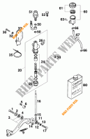 BREMSPUMPE HINTEN für KTM 620 E-XC DAKAR 20KW/20LT 1995