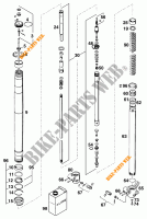 GABEL (TEILE) für KTM 620 E-XC DAKAR 20KW/20LT 1995