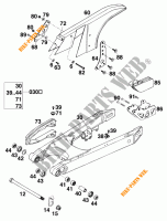 SCHWINGE für KTM 620 E-XC DAKAR 20KW/20LT 1995