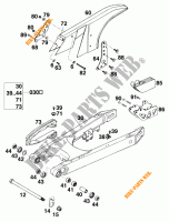 SCHWINGE für KTM 620 EGS WP 37KW 20LT VIOL  1995
