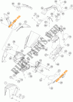 PLASTIK für KTM RC 390 WHITE ABS 2016