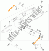 SCHWINGE für KTM 690 RALLY FACTORY REPLICA 2010