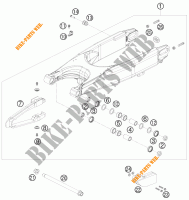 SCHWINGE für KTM 690 RALLY FACTORY REPLICA 2009