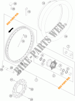 VORDERRADFELGE für KTM 450 RALLY FACTORY REPLICA 2014