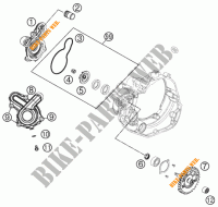 WASSERPUMPE für KTM 450 RALLY FACTORY REPLICA 2014