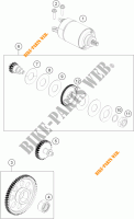 ANLASSER für KTM RC 390 WHITE ABS 2015