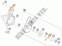 WASSERPUMPE für KTM RC 390 WHITE ABS 2015