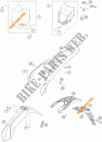 PLASTIK für KTM 500 EXC 2015