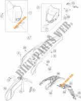 PLASTIK für KTM 300 EXC FACTORY EDITION 2015