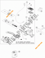 BREMSPUMPE VORNE für KTM 125 EXC SIX-DAYS 2014