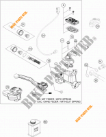 BREMSPUMPE VORNE für KTM 125 EXC 2015
