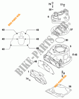 ZYLINDER für KTM 125 EXC 2000