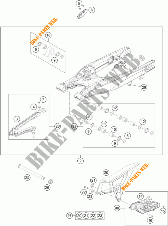 SCHWINGE für KTM 450 EXC FACTORY EDITION 2015