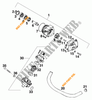 WASSERPUMPE für KTM 400 SXC 1998