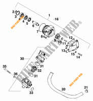 WASSERPUMPE für KTM 400 SXC 1998