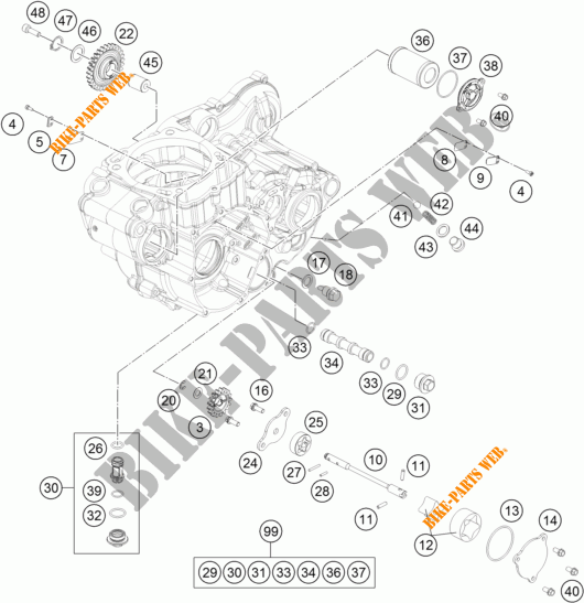 OLPUMPE für KTM 450 EXC SIX DAYS 2016