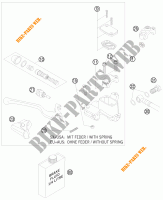 BREMSPUMPE VORNE für KTM 450 EXC CHAMPION EDITION 2010