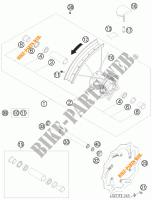 VORDERRADFELGE für KTM 450 EXC CHAMPION EDITION 2010