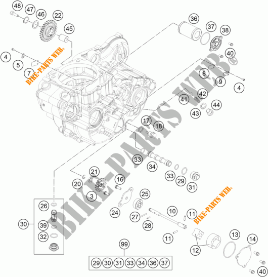 OLPUMPE für KTM 450 EXC 2016