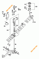 BREMSPUMPE HINTEN für KTM 350 E-XC 4T 1994