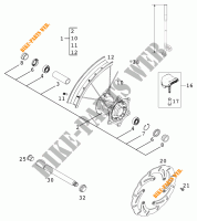 VORDERRADFELGE für KTM 380 SX 2000