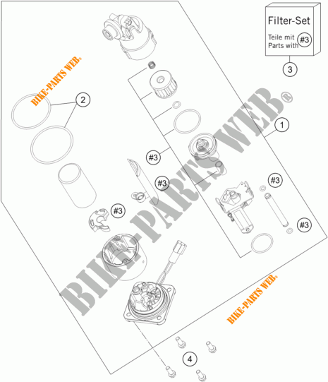 BENZINPUMPE für KTM 1290 SUPER DUKE R SPECIAL EDITION ABS 2016
