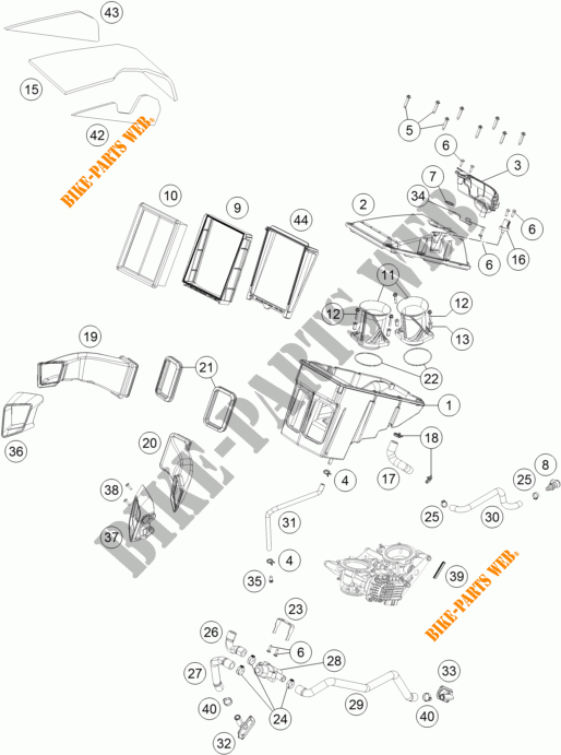LUFTFILTER für KTM 1290 SUPER DUKE R SPECIAL EDITION ABS 2016
