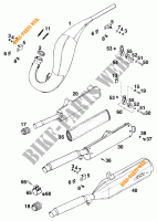 AUSPUFF für KTM 125 SX MARZOCCHI/OHLINS 1995