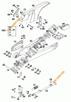 SCHWINGE für KTM 125 SX MARZOCCHI/OHLINS 1995