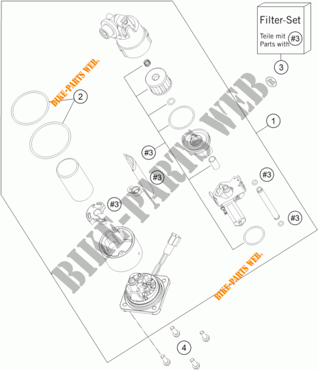 BENZINPUMPE für KTM 1290 SUPER DUKE R SPECIAL EDITION ABS 2016