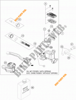 BREMSPUMPE VORNE für KTM 125 SX 2016