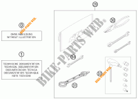 BORDWERKZEUG / HANDBUCH / OPTIONEN für KTM 125 SX 2012