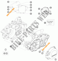 MOTORGEHÄUSE für KTM 125 SX 2012