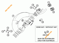 AUSPUFF für KTM 125 SX 2001