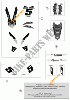 AUFKLEBER für KTM 450 SX-F FACTORY REPLICA 2012