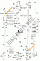 GABEL (TEILE) für KTM 450 SX-F FACTORY REPLICA 2012