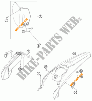 PLASTIK für KTM 450 SX-F FACTORY REPLICA 2012